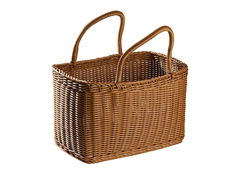 Bambus-Picknickkorb mit Deckel Bananen-Rattan Vintage Blech-Körbe Pasket Großhandel