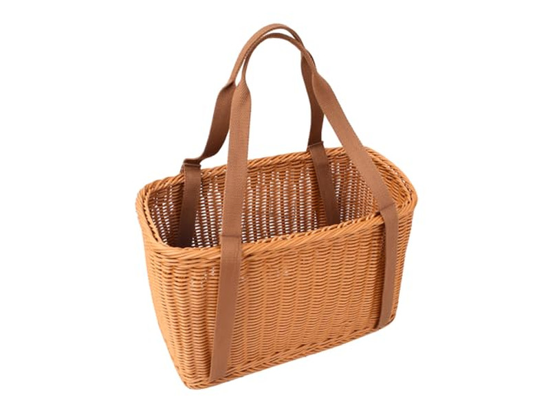 Bicnic-Korb mit Decke Kleine Picknick-Geschenke Handgefertigtes Holzspäne-Rucksack-Set