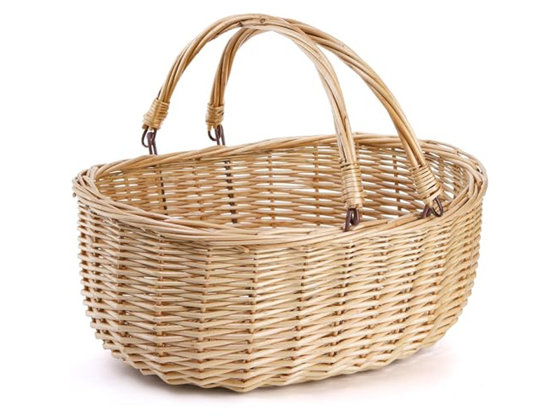 Obst Picknick Aufbewahrungskorb 4 Personen Weiden Kühlung Klein Kinder Spielzeug