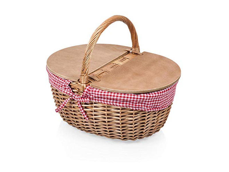 Bestellen Sie einen Picknick Geschenkkorb Zeit Korb Rohr Isoliert Körbe Picknick Rucksack Set