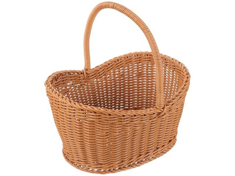 Picknickkorb Import und Export Streifenverpackung Kühler mit Holzdeckel