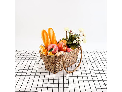 Strand-Picknick-Set Landhausstil Geschenkkorb Isolierter Korb Markenboxen Körbe