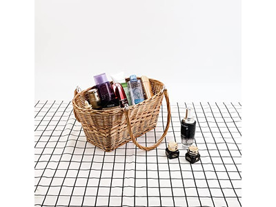 Strand-Picknick-Set Landhausstil Geschenkkorb Isolierter Korb Markenboxen Körbe