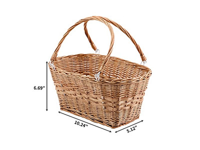 Strand-Picknick-Set Landhausstil Geschenkkorb Isolierter Korb Markenboxen Körbe