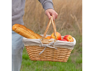 Großkauf Picknickkörbe Neueste Handkorb Bambus Outdoor Klappbare Isolierung
