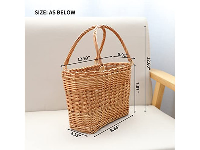 Camping Zubehör Rattan Picknickkorb Tisch Rund Kühler Mini Für Kinder