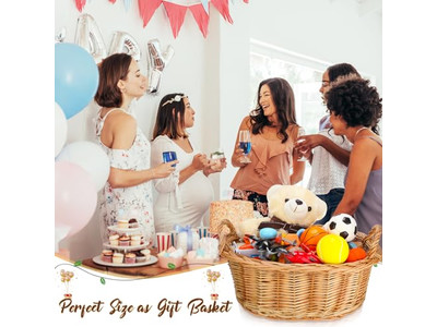 Bunter Picknickkorb gekühlt für 4 Personen Fass-Geschenkkorb Romantische Sets