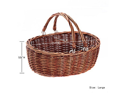 Faltbare Picknicktasche Canasta Para Netzkörbe vorbereiteter romantischer Korb für 2