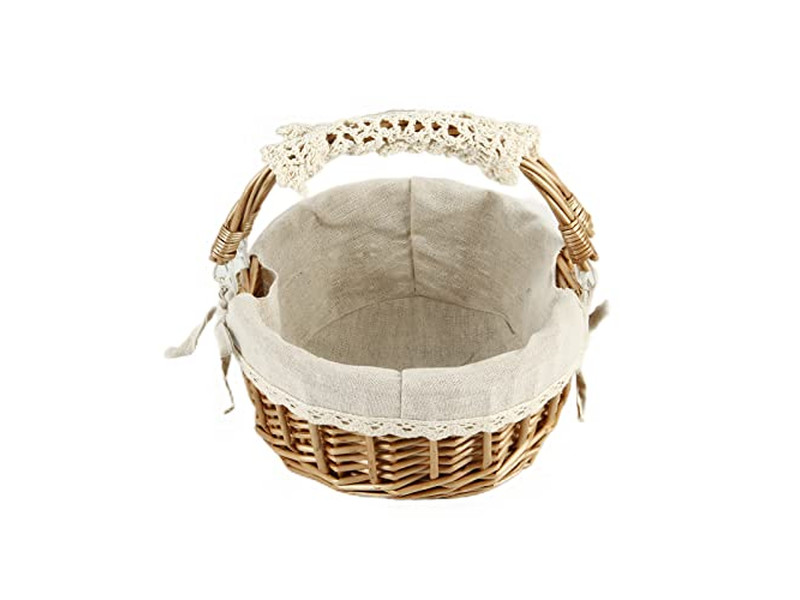 Picknickkorb mit tragbarem Tisch Brot Leder Aufbewahrungsregal Kein Mindestbestellwert Der Beste