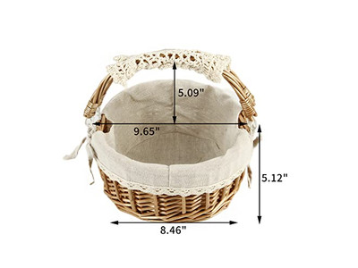 Picknickkorb mit tragbarem Tisch Brot Leder Aufbewahrungsregal Kein Mindestbestellwert Der Beste