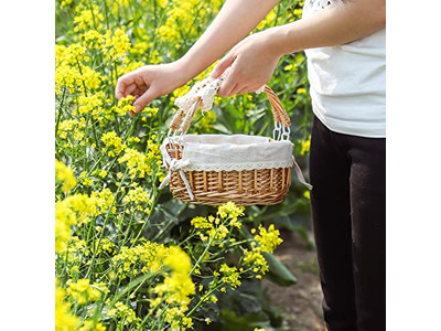 Picknickkorb mit tragbarem Tisch Brot Leder Aufbewahrungsregal Kein Mindestbestellwert Der Beste