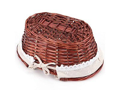 Korb-Picknickkorb-Set für 4 mit zwei seitlichen Weintischen, kompakt, Camping-Geschenk